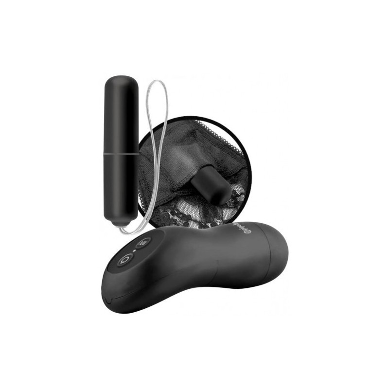 XL-XXX Δαντελωτό Κιλοτάκι μέ δόνηση καί τηλεχειριστήριο 10 μέτρα