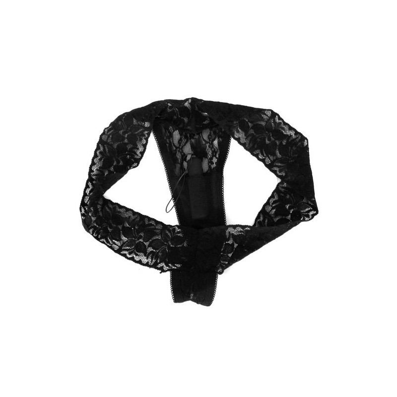 XL-XXX Δαντελωτό Κιλοτάκι μέ δόνηση καί τηλεχειριστήριο 10 μέτρα