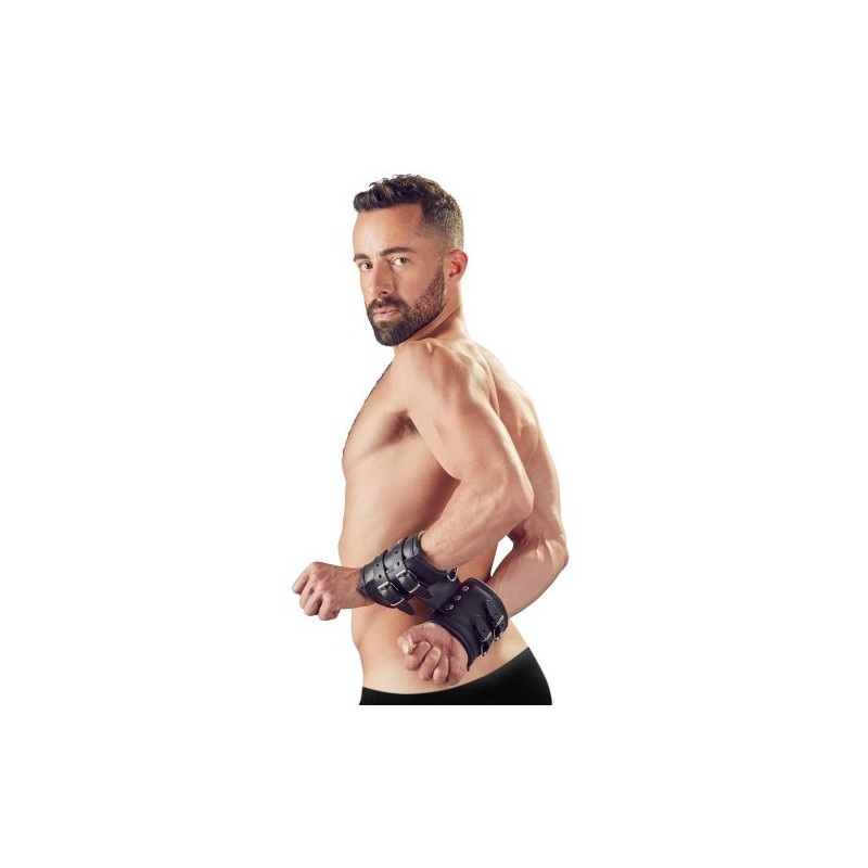 Βαριάς χρήσης δερμάτινα δεσμά χεριών ZADO