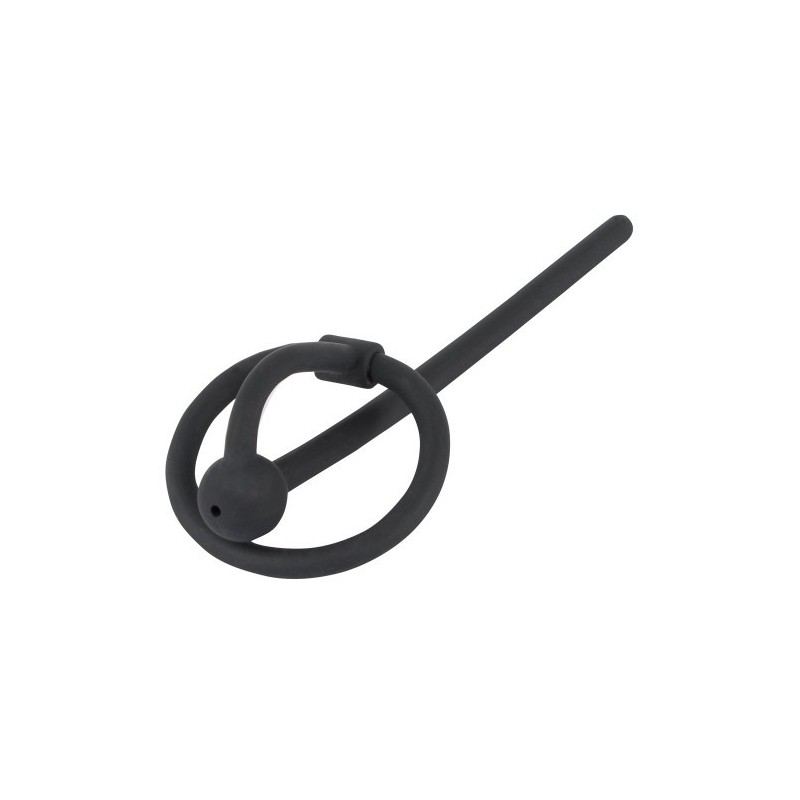 Μαύρος Διαστολέας Ουρήθρας σιλικόνης Piss Play