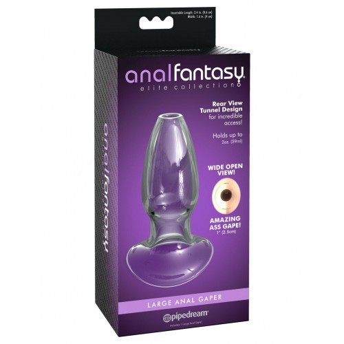 Μεγάλο γυάλινο πρωκτικό τουνελι σφήνα Anal Fantasy Anal Gaper