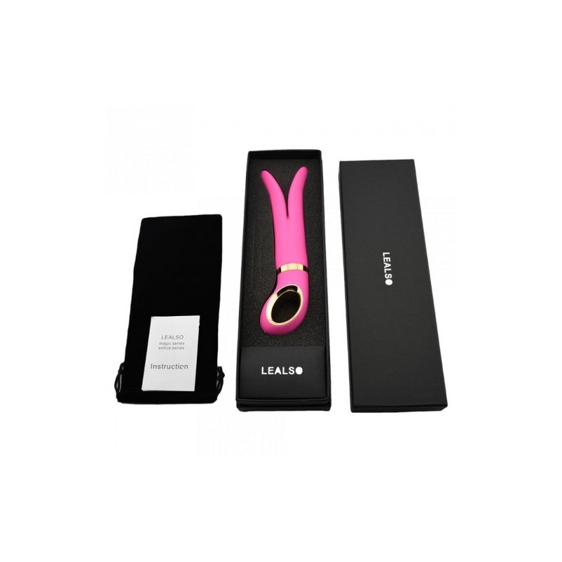 Διακριτικός δονητής Ζευς πολυ-εργαλείο για Ζευγάρια Ροζ