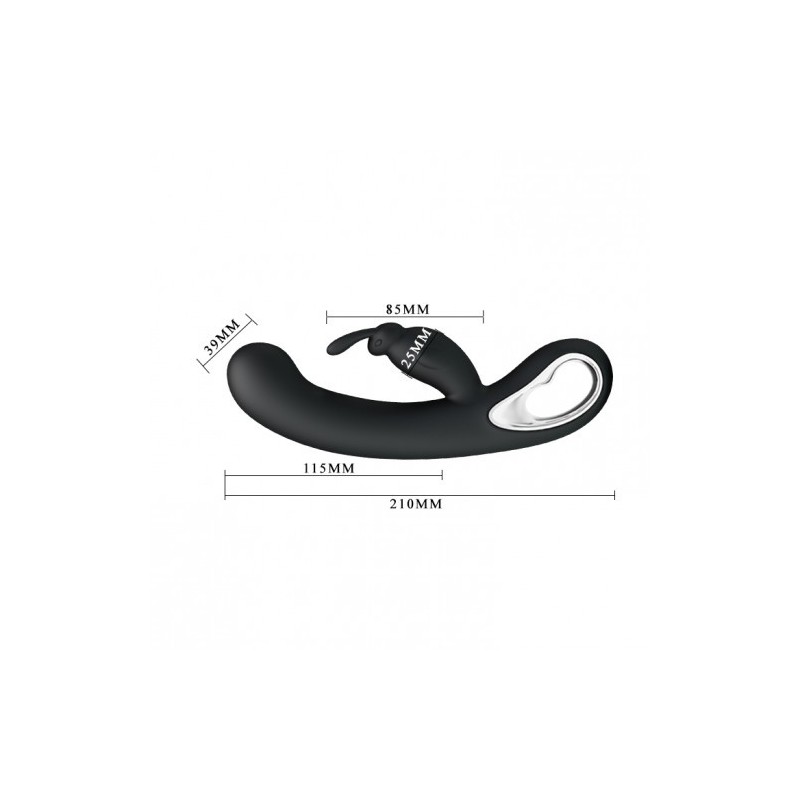 Δονητής κλειτορίδας και σημείου G Pretty Love Webb