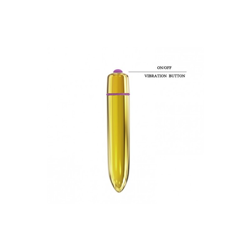 Μικρή βολίδα δονητής σε Χρυσό 9 εκ