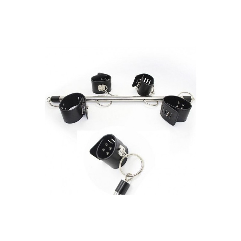 Μεταλλική μπάρα με ρυθμιζόμενα δεσμά χεριών και αστραγάλων