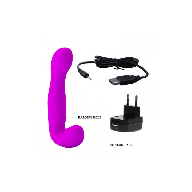 Ντίλτο στραπ-ον Beau Pretty Love με διπλό μοτερ δόνησης