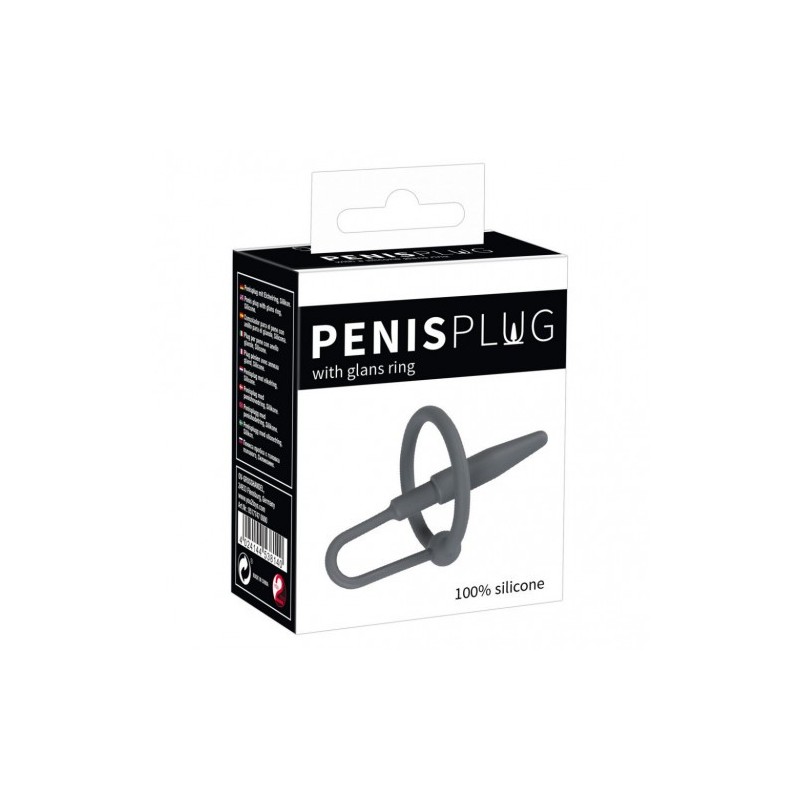 Penis Plug with Glans Ring