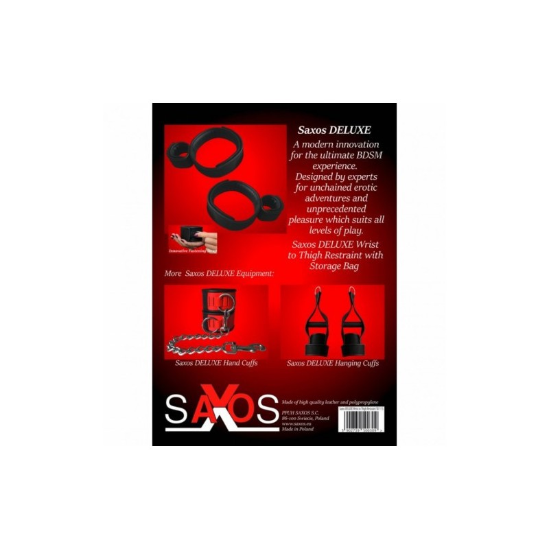 Saxos Hand and Leg Restraints