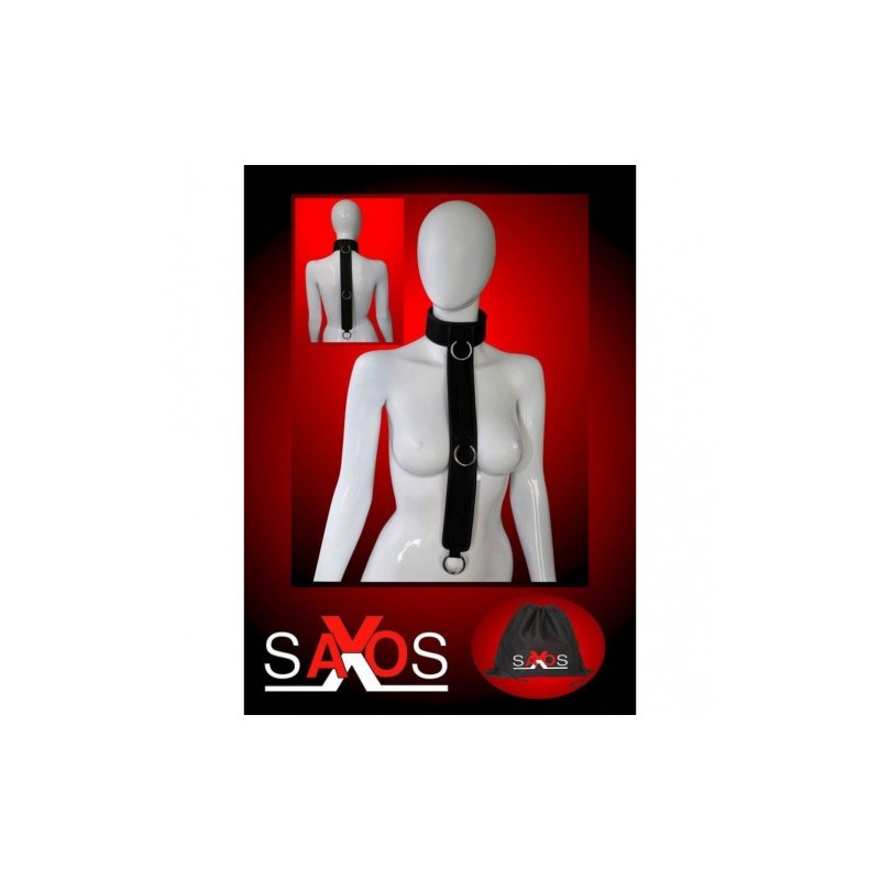 Φετιχιστικό ντελούξ κολάρο λαιμού Saxos