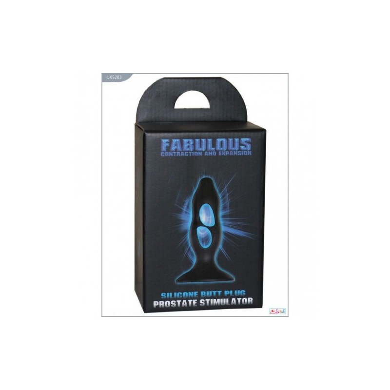 Fabulous Silicone Butt Plug Black