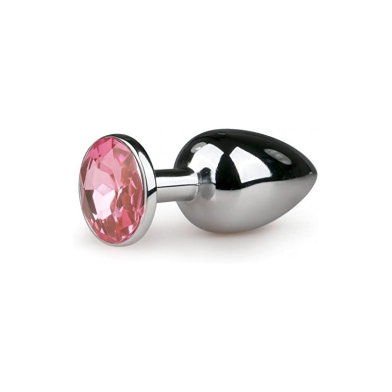 ΜΕΤΡΙΑ Πρωκτική Σφήνα Αλουμινίου μέ Ρόζ Πετράδι