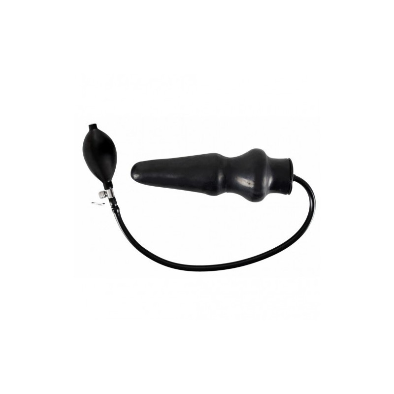 Φουσκωτή Μαύρη Πρωκτική Λάτεξ Σφήνα