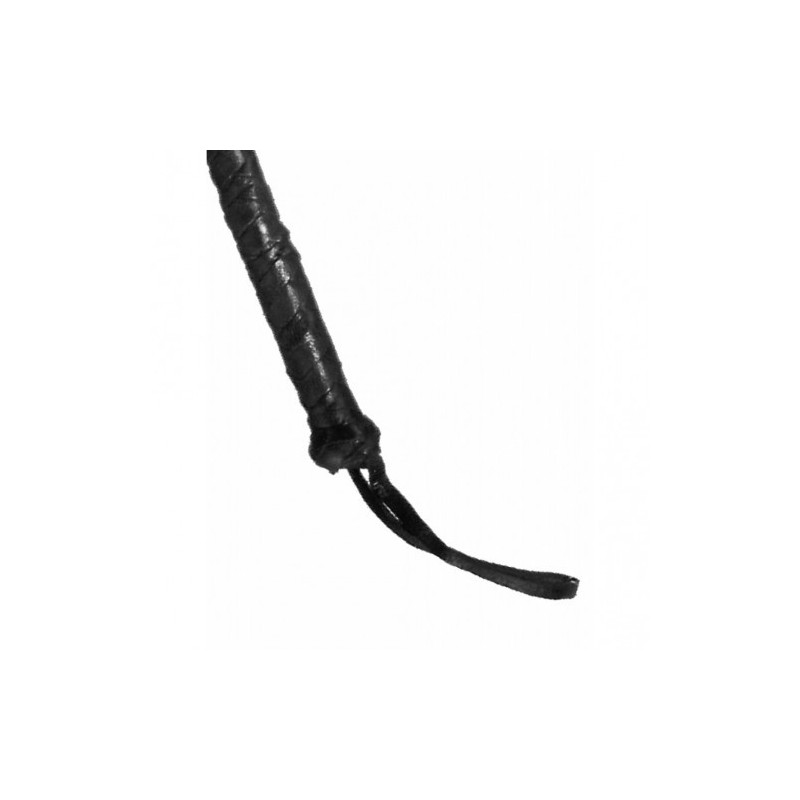 Φετιχιστικό δερμάτινο μαύρο μαστίγιο 182 εκ