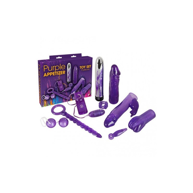 Η Μώβ μαγεία Σέτ 9 ερωτικών παιχνιδιών