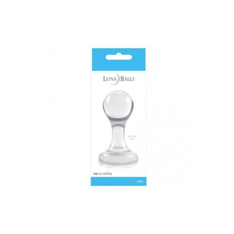 Luna Balls Medium Plug Clear
