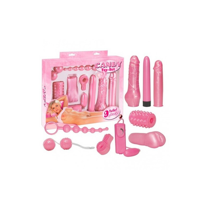 Ερωτικό σέτ 9 Ροζέ βοηθημάτων
