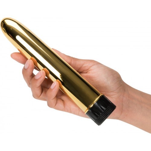 Χρυσαφένιος μεγάλος κλασικός δονητής 19 εκ