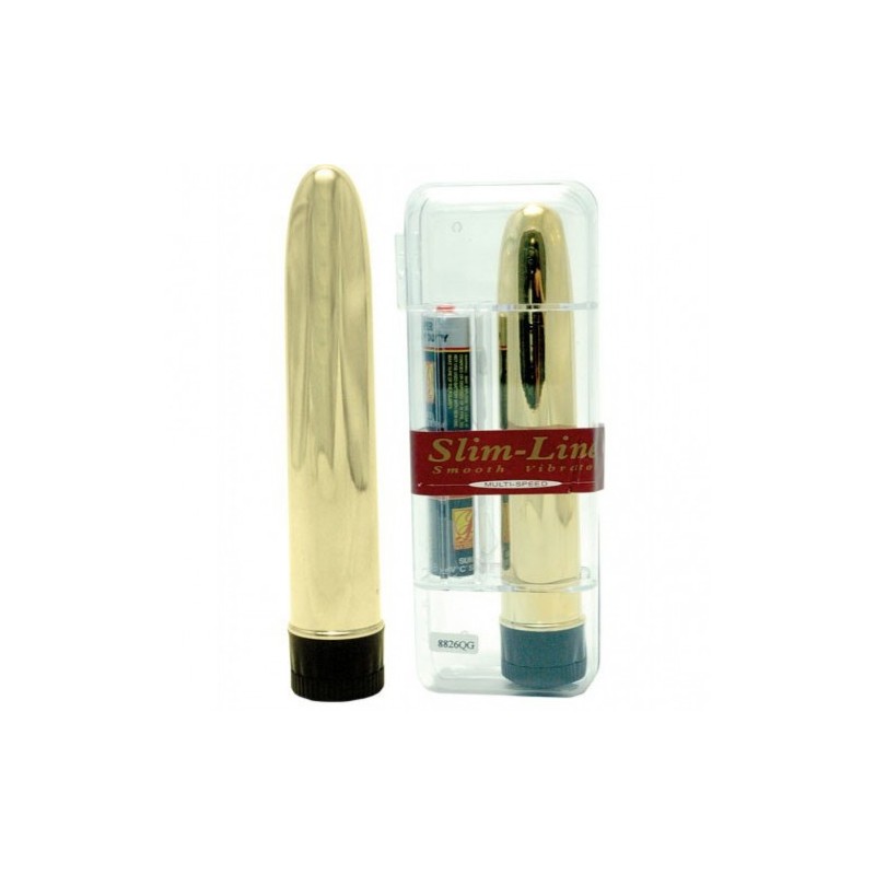 Χρυσαφένιος μεγάλος κλασικός δονητής 19 εκ