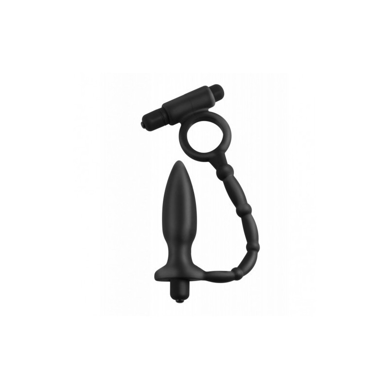 Συνδυασμός Δαxτυλίδι πέους με πρωκτική σφήνα