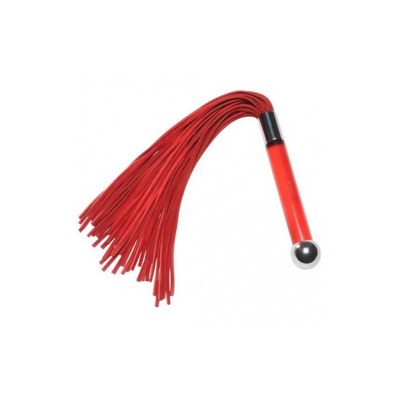 LELO Μαστίγιο Σουέτ πολυτέλειας Κόκκινο Μωβ Μαύρο