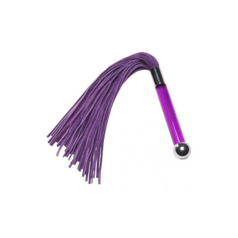 LELO Μαστίγιο Σουέτ πολυτέλειας Κόκκινο Μωβ Μαύρο