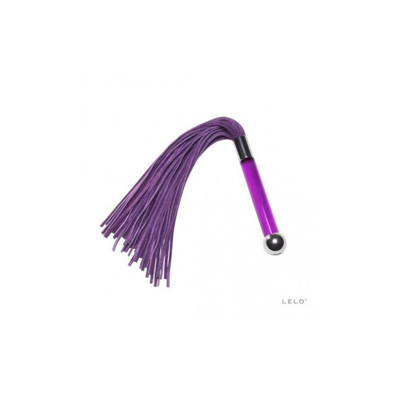 LELO Μαστίγιο Σουέτ πολυτέλειας Κόκκινο Μωβ Μαύρο