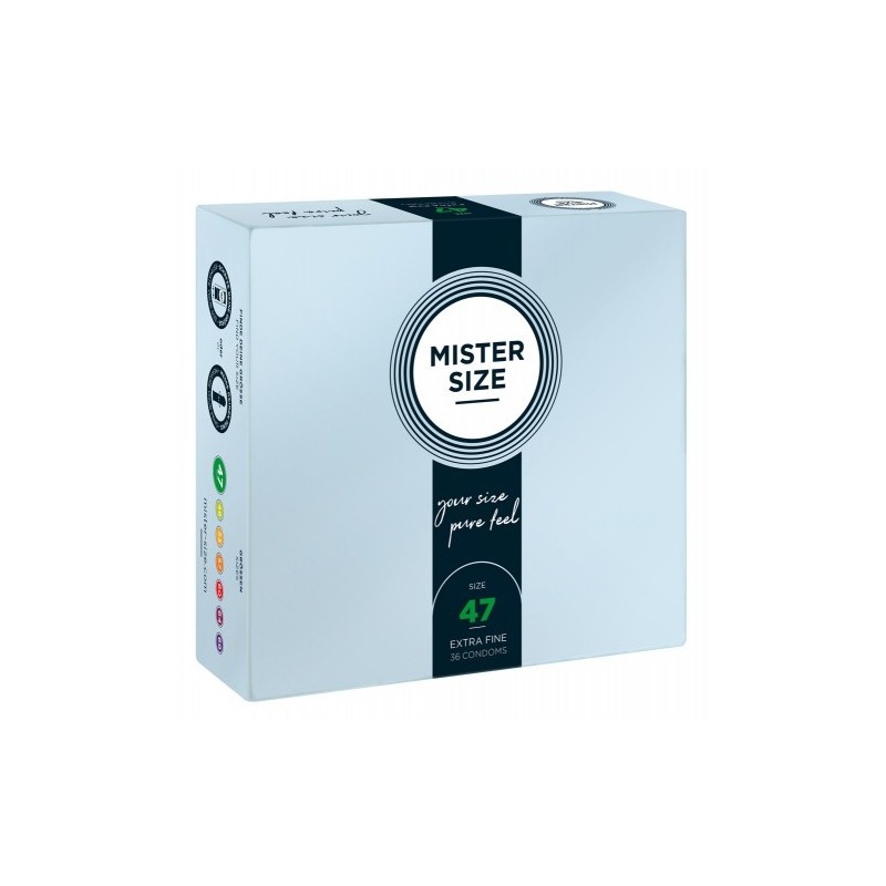 Προφυλακτικά Mister Size 47 mm 36 τεμάχια