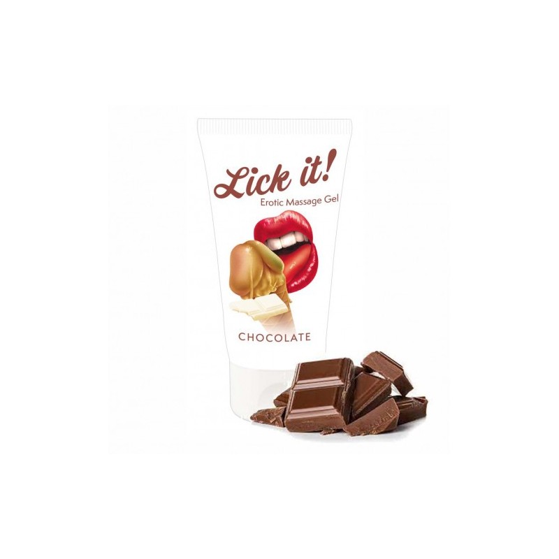 Φαγώσιμο Ζελέ για Ερωτικό Μασάζ Σοκολάτα Lick it 50ml