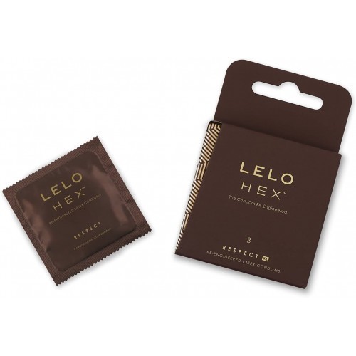 Lelo HEX Condoms Respect 3 Pack
