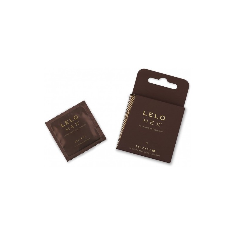 Lelo HEX Condoms Respect 3 Pack