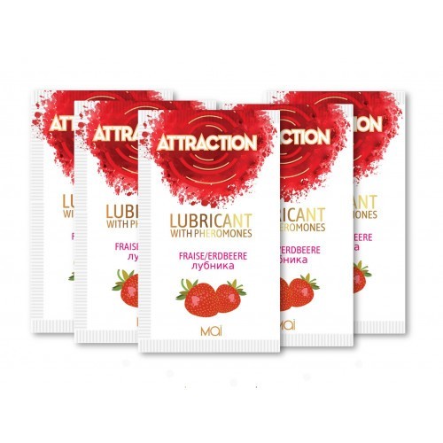 Φακελάκια Λιπαντικού με Φερομόνες Mai Pheromone Strawberry 10 ml