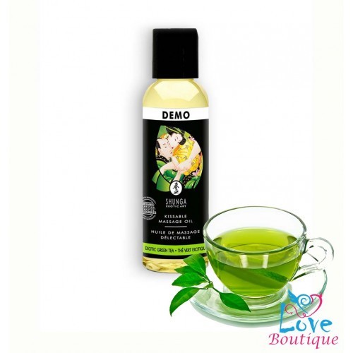 Λάδι Mασάζ Shunga Οργανικό Πράσινο Τσάι 60ml