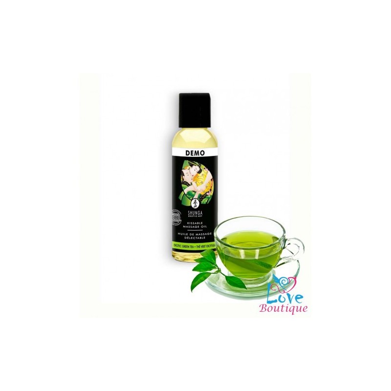 Λάδι Mασάζ Shunga Οργανικό Πράσινο Τσάι 60ml