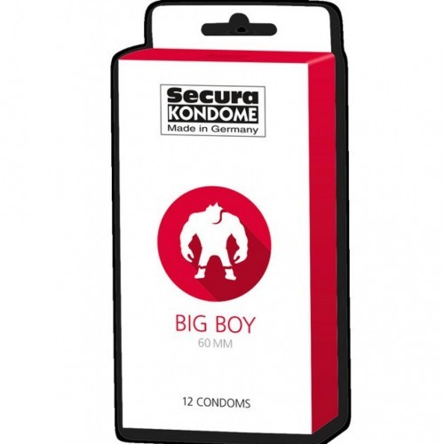 Προφυλακτικά Secura Big Boy 60mm 12 τεμαχίων