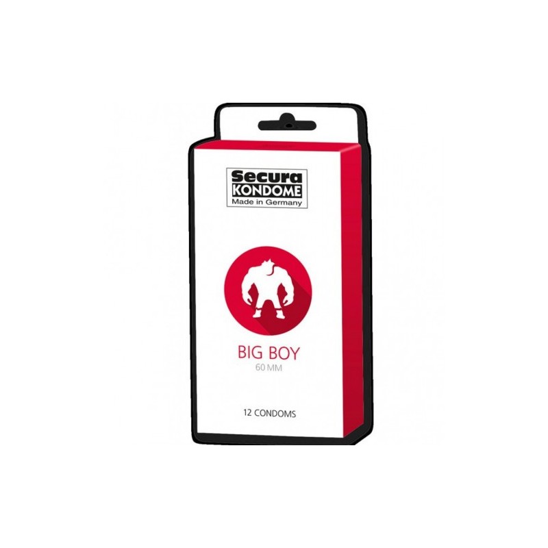 Προφυλακτικά Secura Big Boy 60mm 12 τεμαχίων