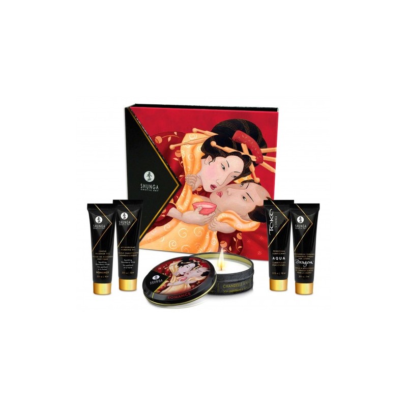Αισθησιακό Σετ Ευχαρίστησης για Ζευγάρια Geishas Secrets Φράουλα