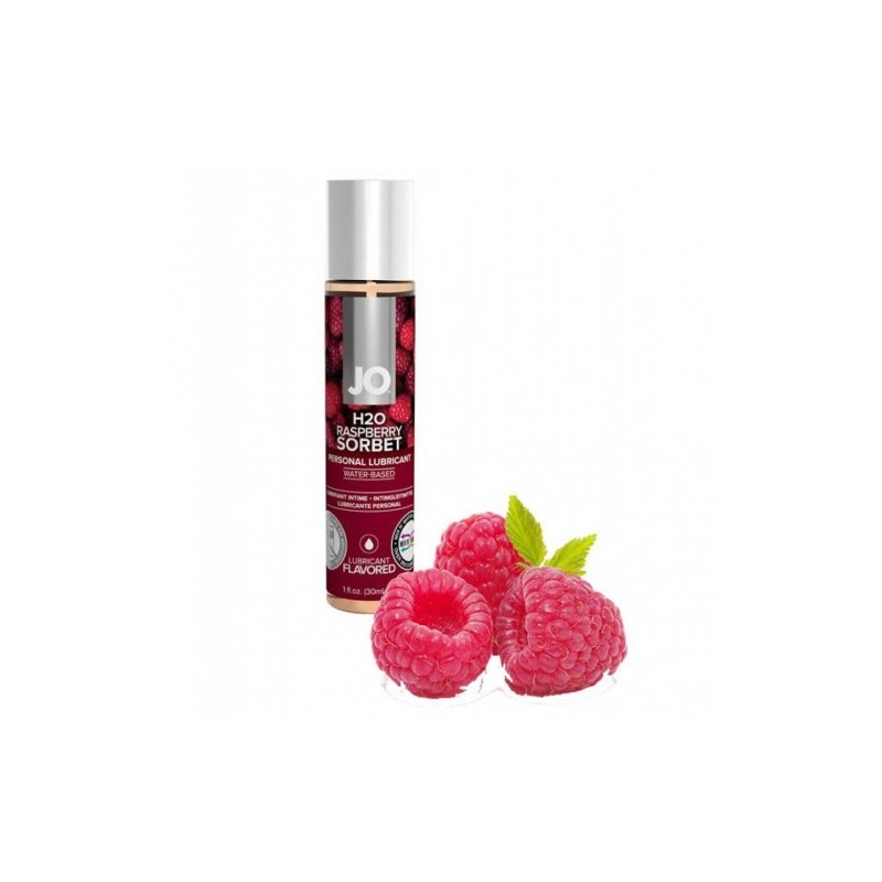 System JO Raspberry Sorbet Flavored Water Based Lubricant 30 ml