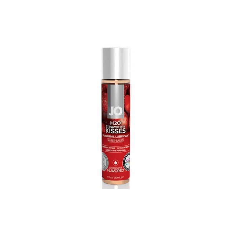 System JO Strawberry Kiss Flavored Water Based Lubricant 30 ml