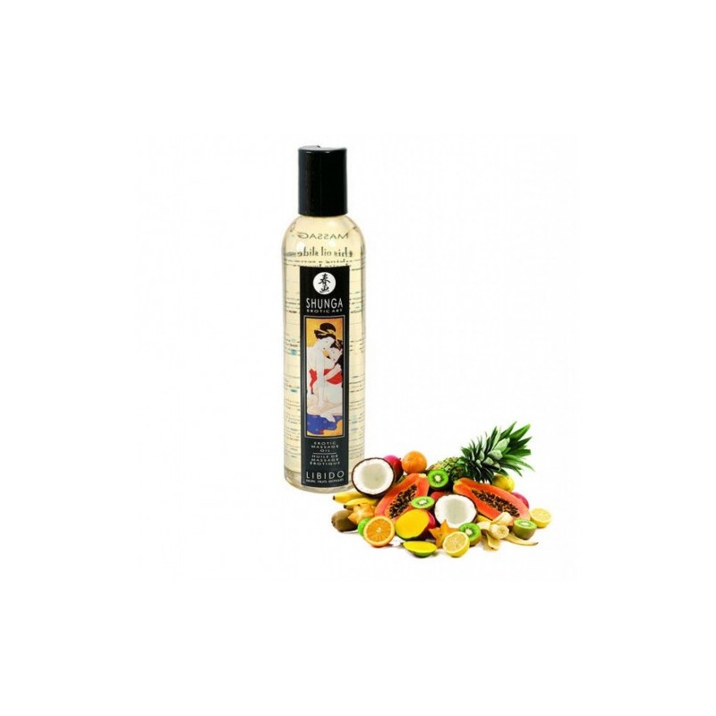 Λάδι Mασάζ Shunga Libido Exotic Fruits 240ml