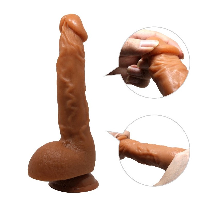 Oμοίωμα με όρχεις &amp βεντούζα Beautiful Jason 25 X Ø 4 εκ