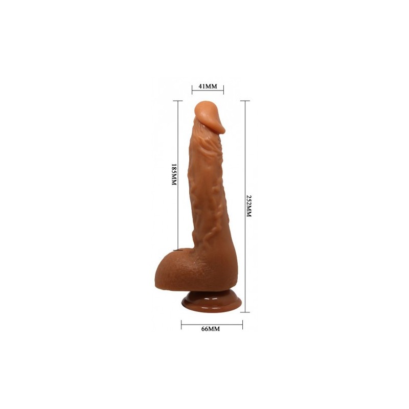 Oμοίωμα με όρχεις &amp βεντούζα Beautiful Jason 25 X Ø 4 εκ