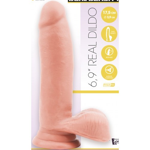 Ντίλντο με όρχεις και βεντούζα Mr. Dixx Dual Density 17,5 x Ø 3,9 cm