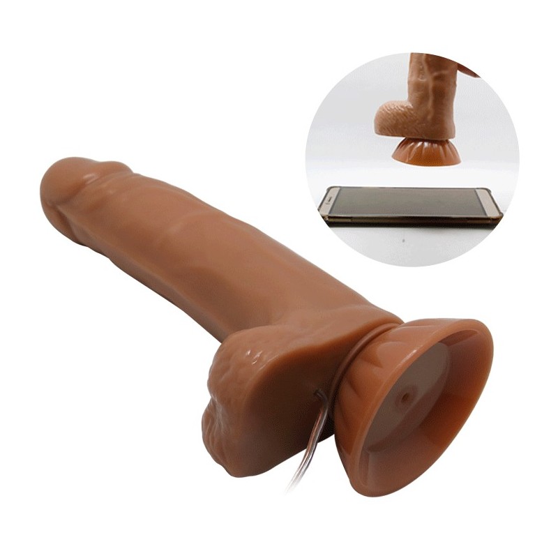 Περιστρεφόμενος Ρεαλιστικός Δονητής με Τηλεχειριστήριο Easton 18εκ