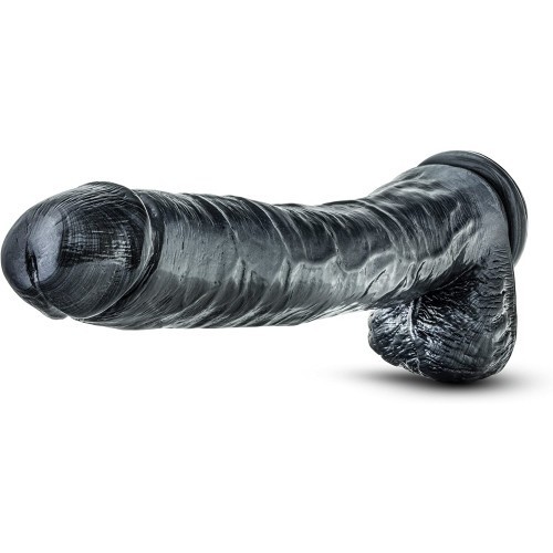 Τεράστιο Ντίλντο ΜΑΥΡΟ Jet 35 X Ø 6 εκ