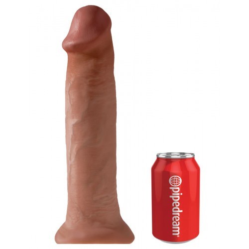 Μελαμψό Ρεαλιστικό Ομοίωμα με βεντούζα King Cock 33 εκ