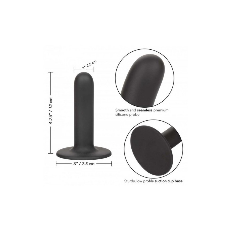 Μαύρο Ντίλντο Σιλικόνης για ζώνες Στράπον 12εκ