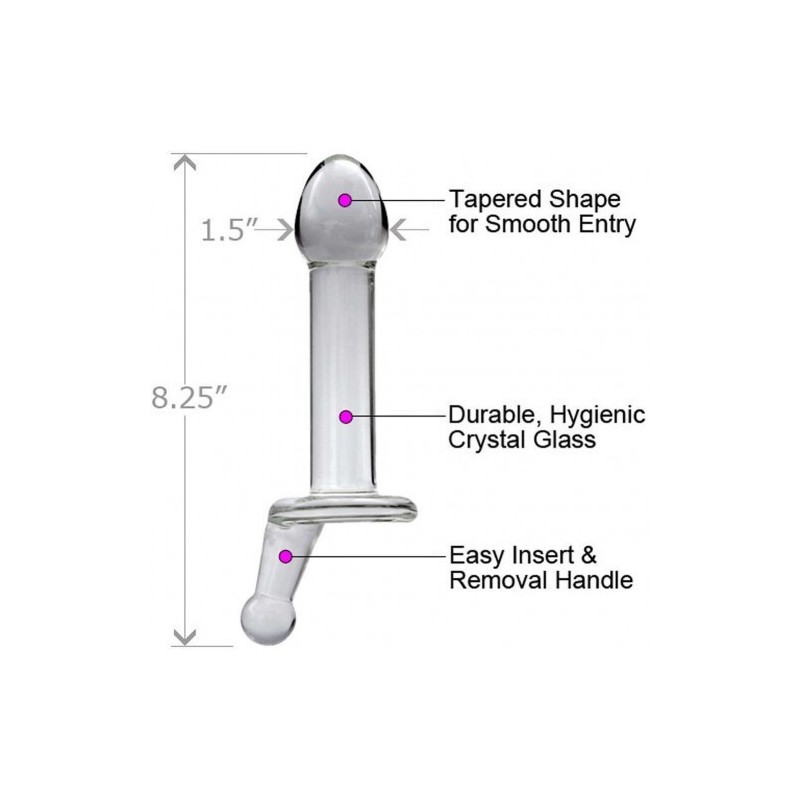 Γυάλινη Πρωκτική Σφήνα 13 cm Raging Stallion