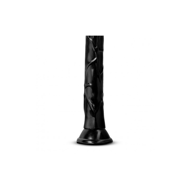 Jet Black Mamba Long Dildo 19 inch