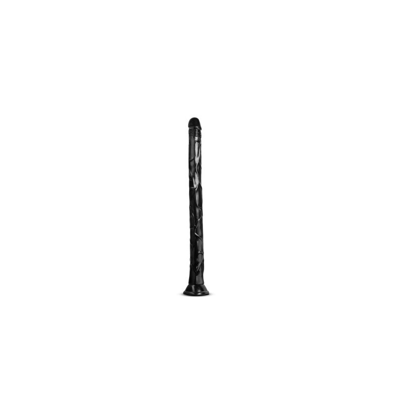 Jet Black Mamba Long Dildo 19 inch