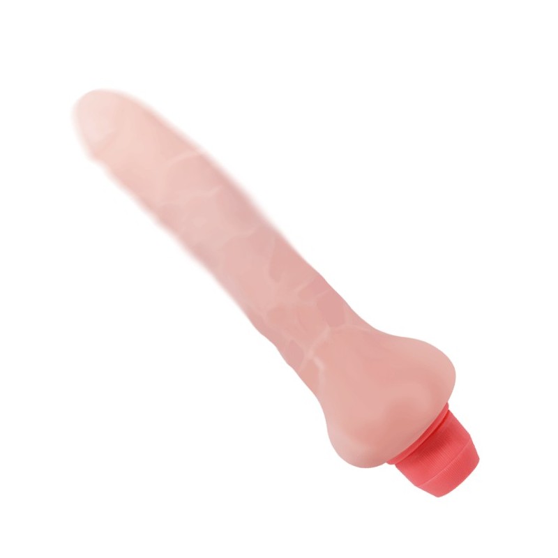 Λεπτός εύκαμπτος μαλακός Ντίλντο δονητής 19 εκ